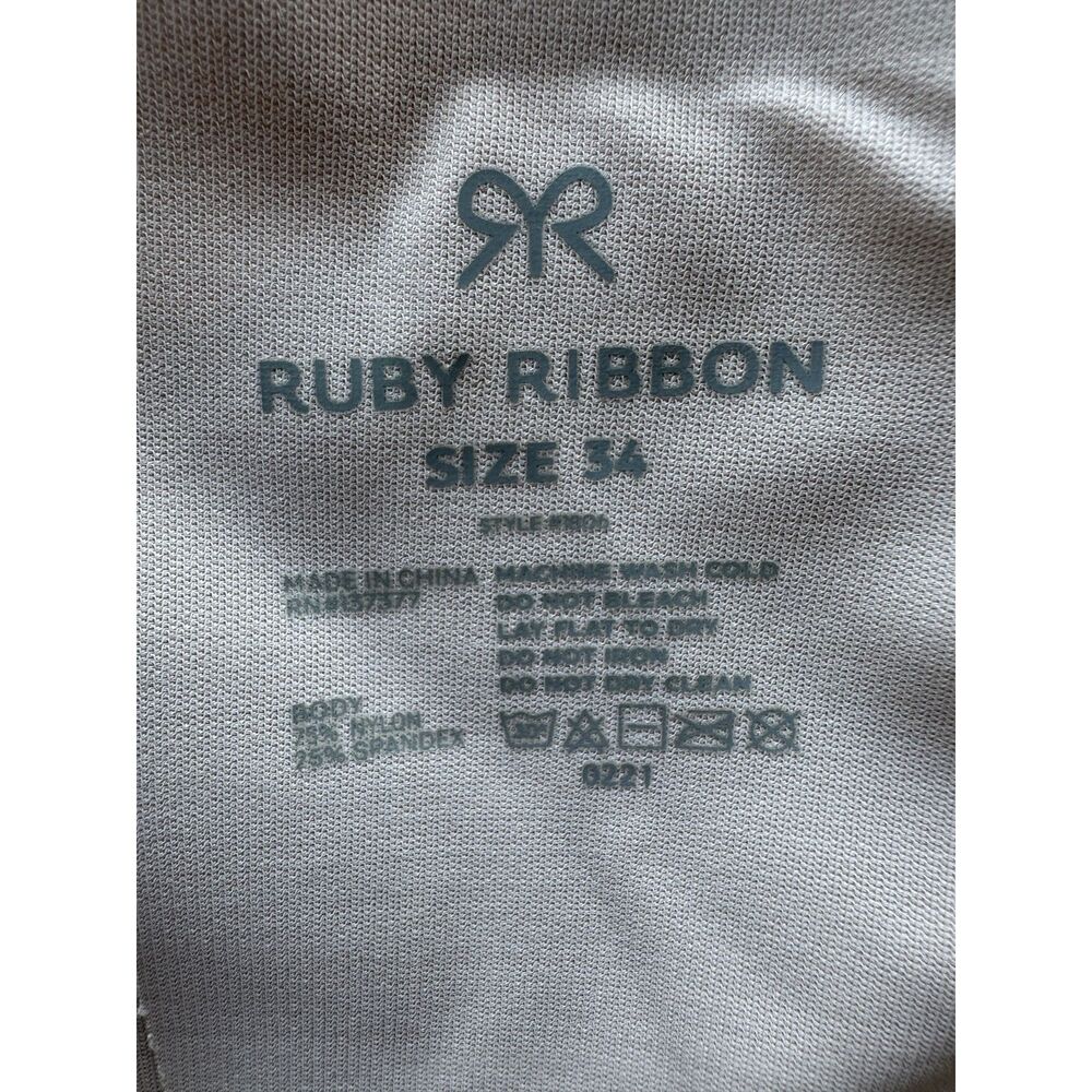 Ruby Ribbon Heritage Cami 1806 Nude Shaping Tank Built in Bra Wire Free Size 34